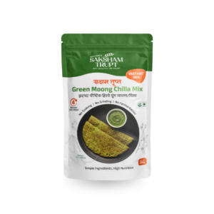Saksham Trupti Green Moong Chilla Mix | Instant Healthy Breakfast Mix | 200g