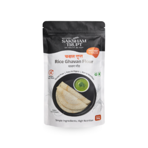 Saksham Trupt Rice Ghavan Flour | Instant & Healthy Ghavan Peeth | 200g