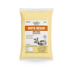 Saksham Trupt Cold-Pressed Mota Besan | Stone Ground Chana Dal Flour