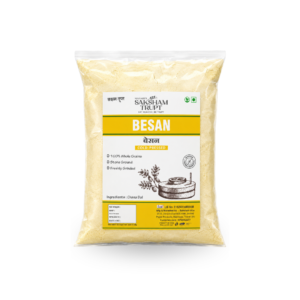 Saksham Trupt Besan | Cold-Pressed Stone Ground Chana Dal Flour