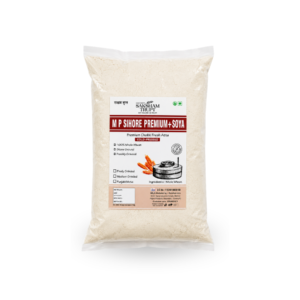 Saksham Trupt M P Sihore Premium + Soya Atta | Cold-Pressed Chakki Fresh Atta