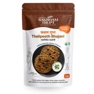 Saksham Trupt Thalipeeth Bhajani | Instant & Healthy Maharashtrian Thalipeeth Mix | 200g