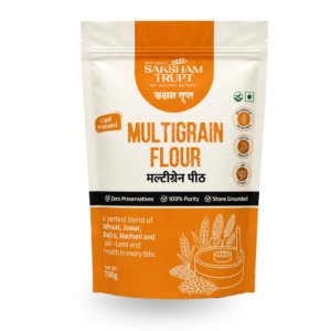 Saksham Trupt Multigrain Flour – Healthy Stone Ground Atta | 750G