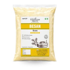 Saksham Trupt Besan | Cold-Pressed Stone Ground Chana Dal Flour