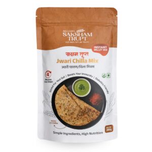 Saksham Trupt Jwari Chilla Mix | Instant Millet Mix | Healthy Jwari Chilla Flour | 200g
