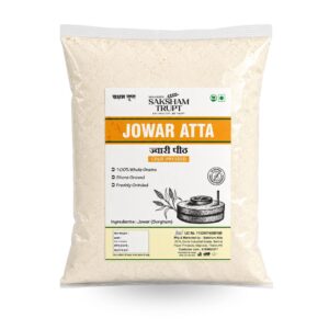 Saksham Trupt Jowar Atta | Cold-Pressed Stone Ground Jowar Flour