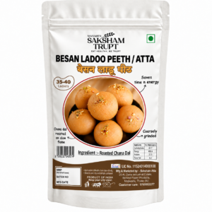 Saksham Trupt Roasted Chana Dal ( Roasted ) | Traditional Ladoo Mix | 400g